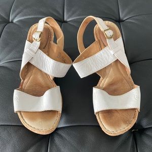 ❤️❤️ Born 3” Leather Wedge Heels